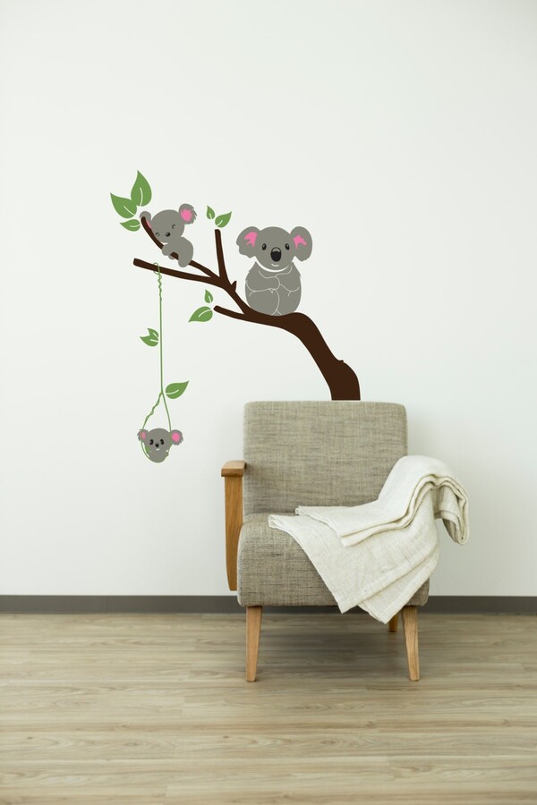 Etsy Koala Family Tree Branch Wall Decal - Nursery Vinyl Art Sticker
