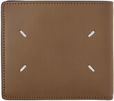 Thumbnail for your product : Maison Margiela Brown Leather Bifold Wallet