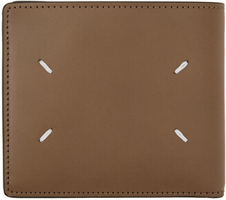 Maison Margiela Brown Leather Bifold Wallet