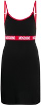 Thumbnail for your product : Moschino Logo Trim Ribbed Nightie