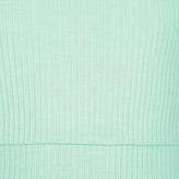 Thumbnail for your product : River Island Girls green ribbed crop top