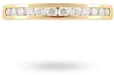 Thumbnail for your product : Goldsmiths Brilliant Cut 0.25ct Channel Set Half Eternity Ring In 9ct Yellow Gold