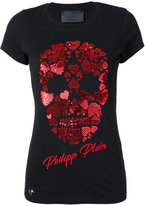 Philipp Plein - sequin skull T-shirt 