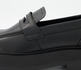 Thumbnail for your product : Office Foresight Smooth Sole Chunky Loafers Black Leather