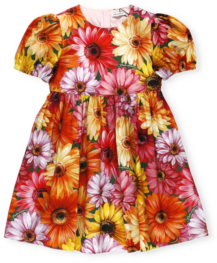 Dolce & Gabbana Children Floral Print Dress - ShopStyle