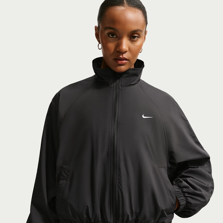 Nike Women's Sportswear Oversized UV Track Jacket in Black | IO1473-010