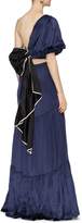 Thumbnail for your product : Johanna Ortiz 'Spirit Warrior' bow open back tiered one-shoulder dress