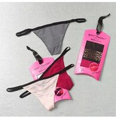 Thumbnail for your product : Betsey Johnson Stretch Knit G-String (3-Pack)