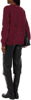 Thumbnail for your product : MICHAEL Michael Kors Melange Ribbed-knit Sweater