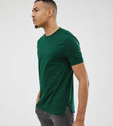 Thumbnail for your product : ASOS Design Tall Relaxed T-Shirt With Side Splits In Green