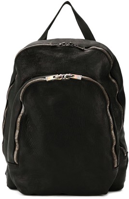 Guidi Leather Zipped Backpacks