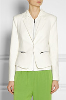 Thumbnail for your product : Elizabeth and James Suzie layered stretch-crepe jacket