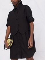 Thumbnail for your product : MM6 MAISON MARGIELA Waistcoat Poplin Shirtdress