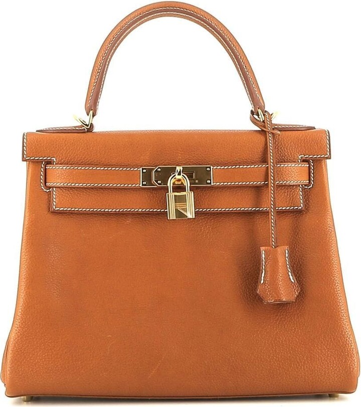 Hermès Pre-Owned 2021 Kelly 28 handbag - ShopStyle Satchels & Top Handle  Bags