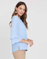 Thumbnail for your product : Wallis Double Flute Sleeve Blouse
