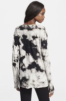 Thumbnail for your product : Enza Costa Print Cotton & Cashmere Sweater