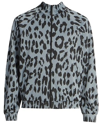 Kenzo Guepard Leopard-Print Jacquard Track Jacket - ShopStyle