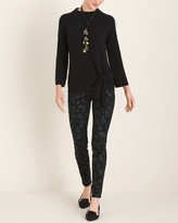 Thumbnail for your product : Chico's Secret Stretch Coated Leopard-Print Jeggings