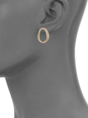 Ippolita Cherish Diamond & 18K Yellow Gold Small Link Earrings