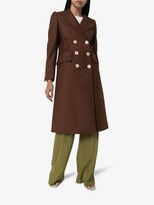 Thumbnail for your product : Prada Mother Of Pearl Button Double-Breasted Coat