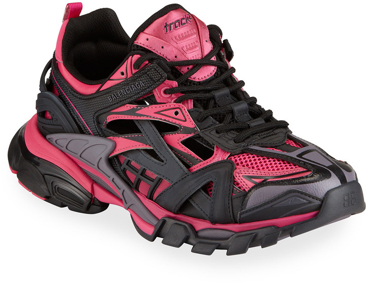 balenciaga men's track 2 colorblock sneakers