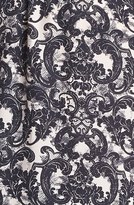 Thumbnail for your product : Nordstrom Miss Wu 'Vera' Lace Print Silk Blouse Exclusive)