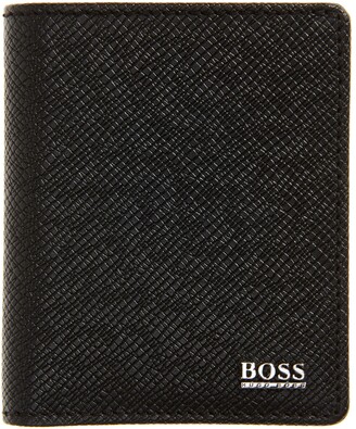 Boss Signature Vert Leather Card Case - ShopStyle Wallets