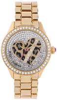 Thumbnail for your product : Betsey Johnson Leopard Heart Motif Dial Ladies Watch