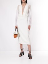 Thumbnail for your product : Dion Lee Lace-Up Detail Midi Dress