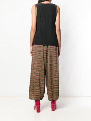 Missoni Pre-Owned 2000's Blurry Stripes Trousers & Blouse