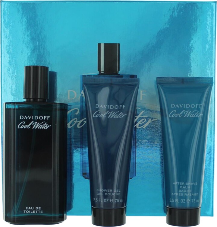 Davidoff Cool Water by Davidoff 3 Piece Gift Set for Men