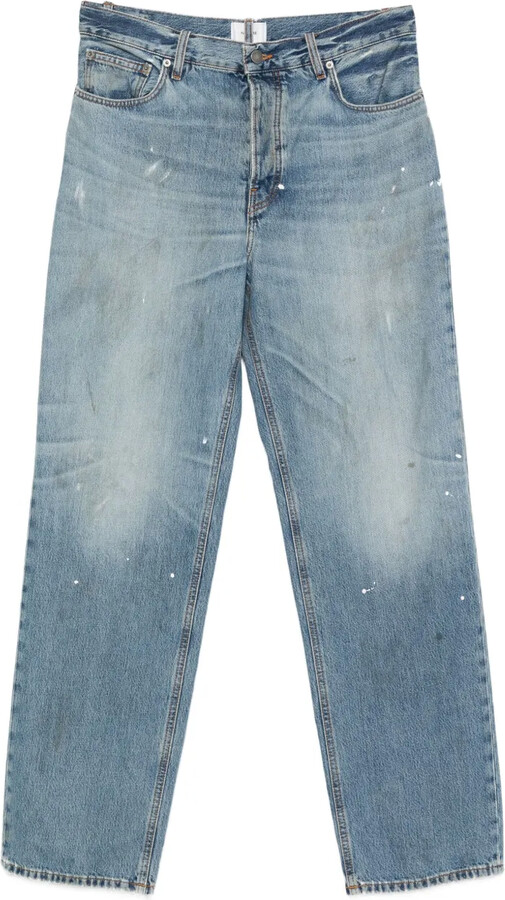 Haikure Five-Pocket Paint-Splatter Jeans