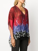 Thumbnail for your product : Just Cavalli Animal-Print Chiffon Top