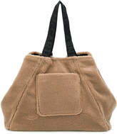 Thumbnail for your product : Stella McCartney Carry All Stella Faux-Shearling Tote Bag