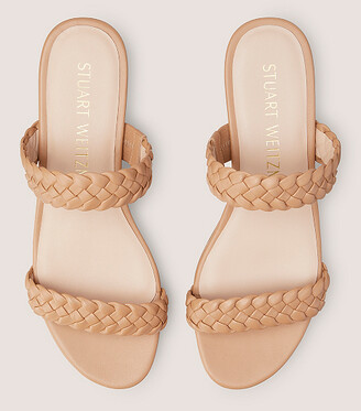 Stuart Weitzman Aleena Woven Summer Slide Wedge - ShopStyle