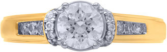 JCPenney MODERN BRIDE Opulent Diamond 1 CT. T.W. Certified Diamond 14K Yellow Gold Ring