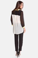 Thumbnail for your product : Olian Colorblock Chiffon Maternity Top
