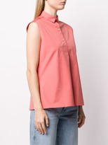 Thumbnail for your product : Aspesi Sleeveless Button Down Shirt