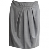 Thumbnail for your product : BOSS Grey Wool Skirt