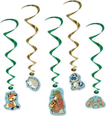 Beistle Woodland Friends Whirls - 34\