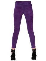 Thumbnail for your product : Emilio Pucci Skinny Suede Jeans
