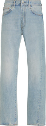 Womens Clothing Jeans Straight-leg jeans Totême Denim Original Twisted-seam Rigid Mid-rise Straight-leg Jeans in Light Blue Blue 