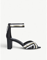 Thumbnail for your product : Nine West Pearl crossover-strap faux-leather heeled sandals