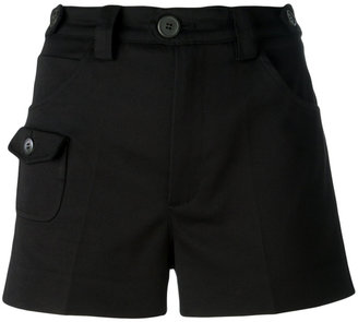 Miu Miu flap pocket shorts