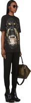 Thumbnail for your product : Givenchy Black Big Rottweiler Print T-Shirt