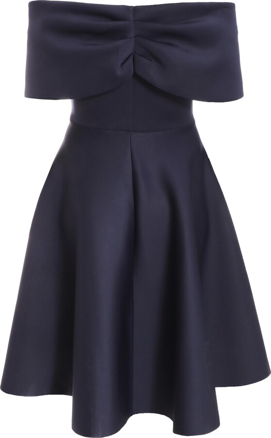 Quiz Plus Size Scuba Bardot Skater Midi Dress ShopStyle