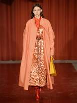 Thumbnail for your product : Roksanda Toledo V Neck Quilted Satin Coat - Womens - Pink