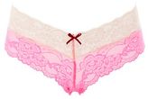 Thumbnail for your product : Charlotte Russe Contrast Lace Cheeky Panties