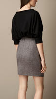 Thumbnail for your product : Burberry Boat Neck Colour Block Dress