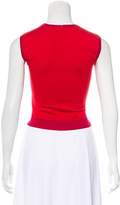 Thumbnail for your product : Alaia Sleeveless Jacquard Top